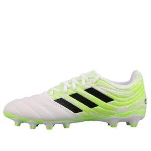 Used Adidas White and Green Soccer Cleats